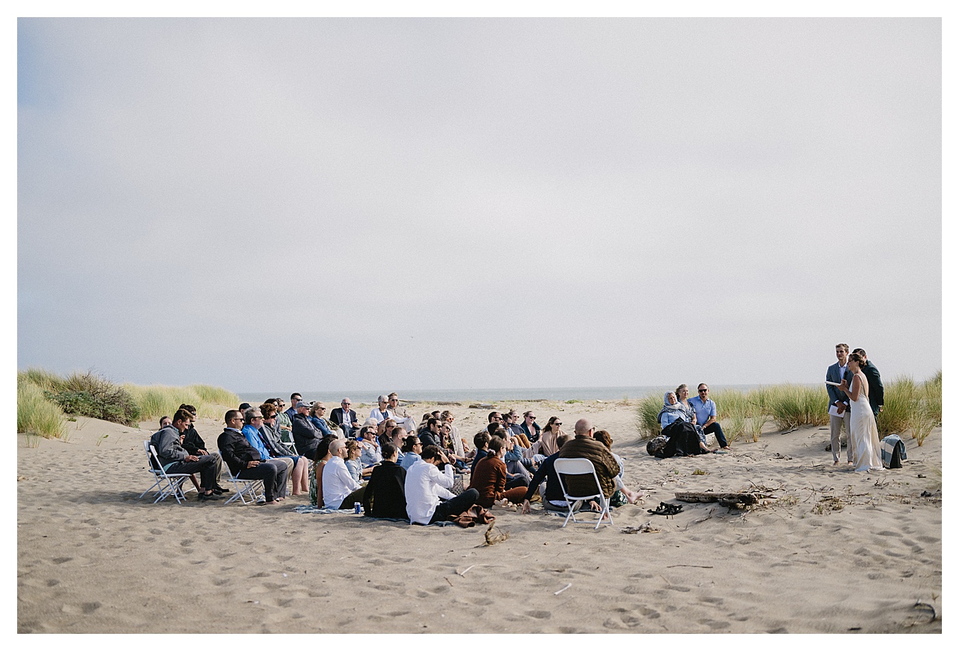 limantour beach destination wedding